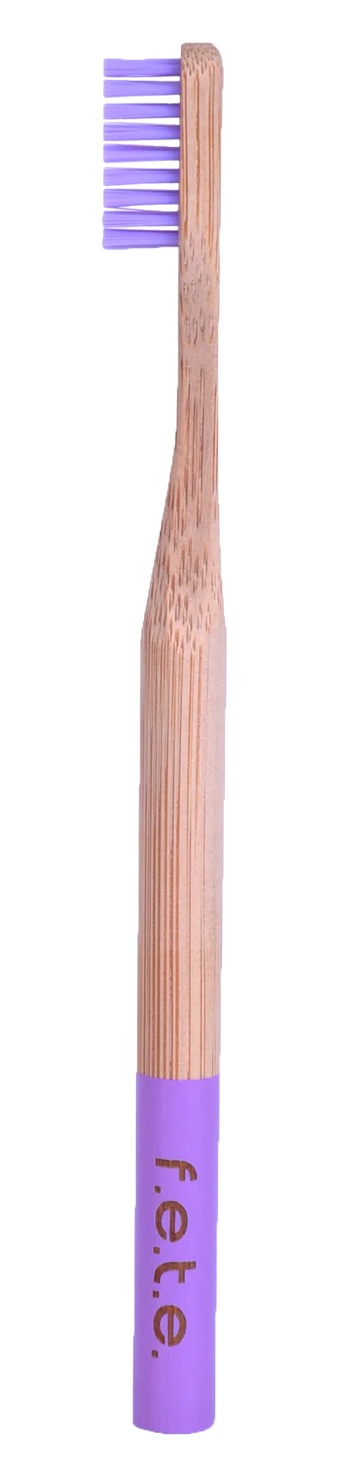 F.E.T.E Bamboo Toothbrush Soft Bristles - Purple (single)