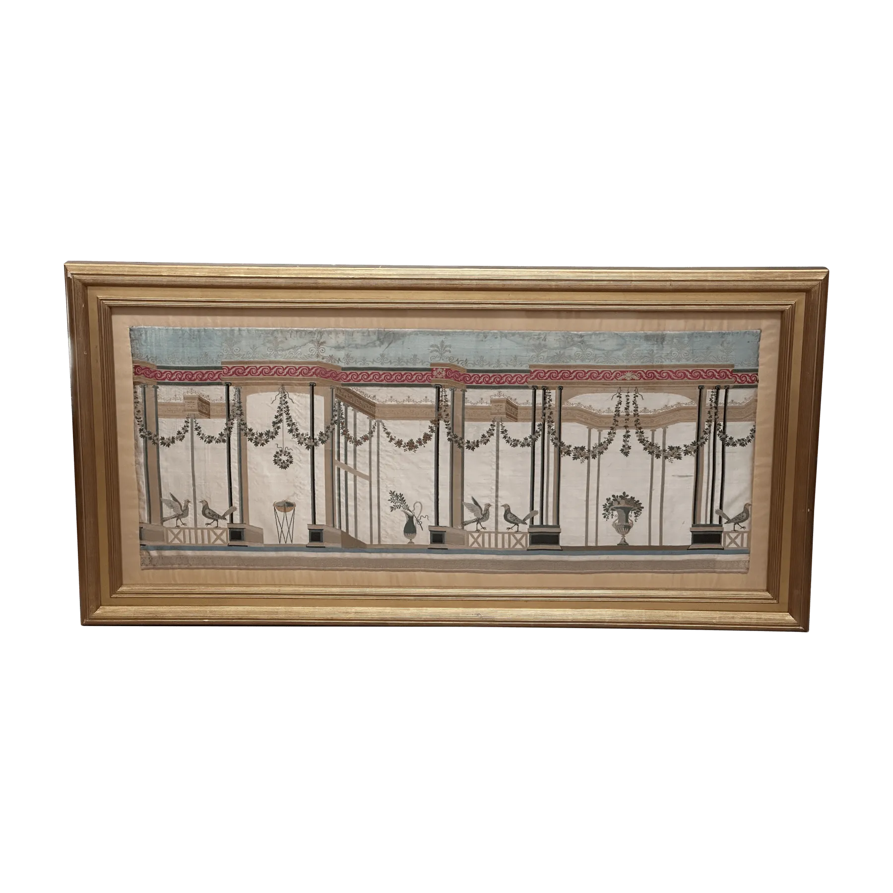 Fine French Woven Silk Piece, 18th Century