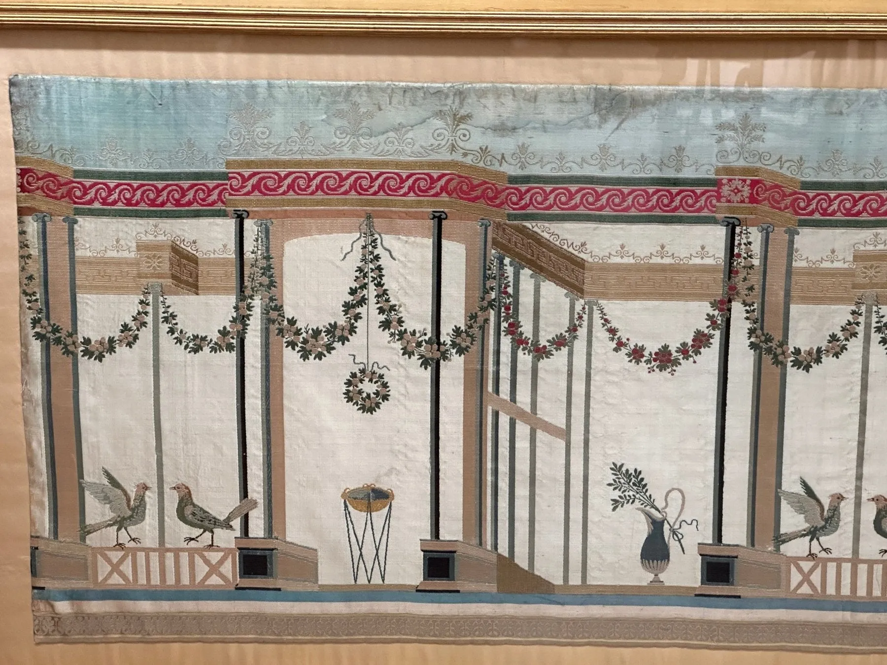 Fine French Woven Silk Piece, 18th Century