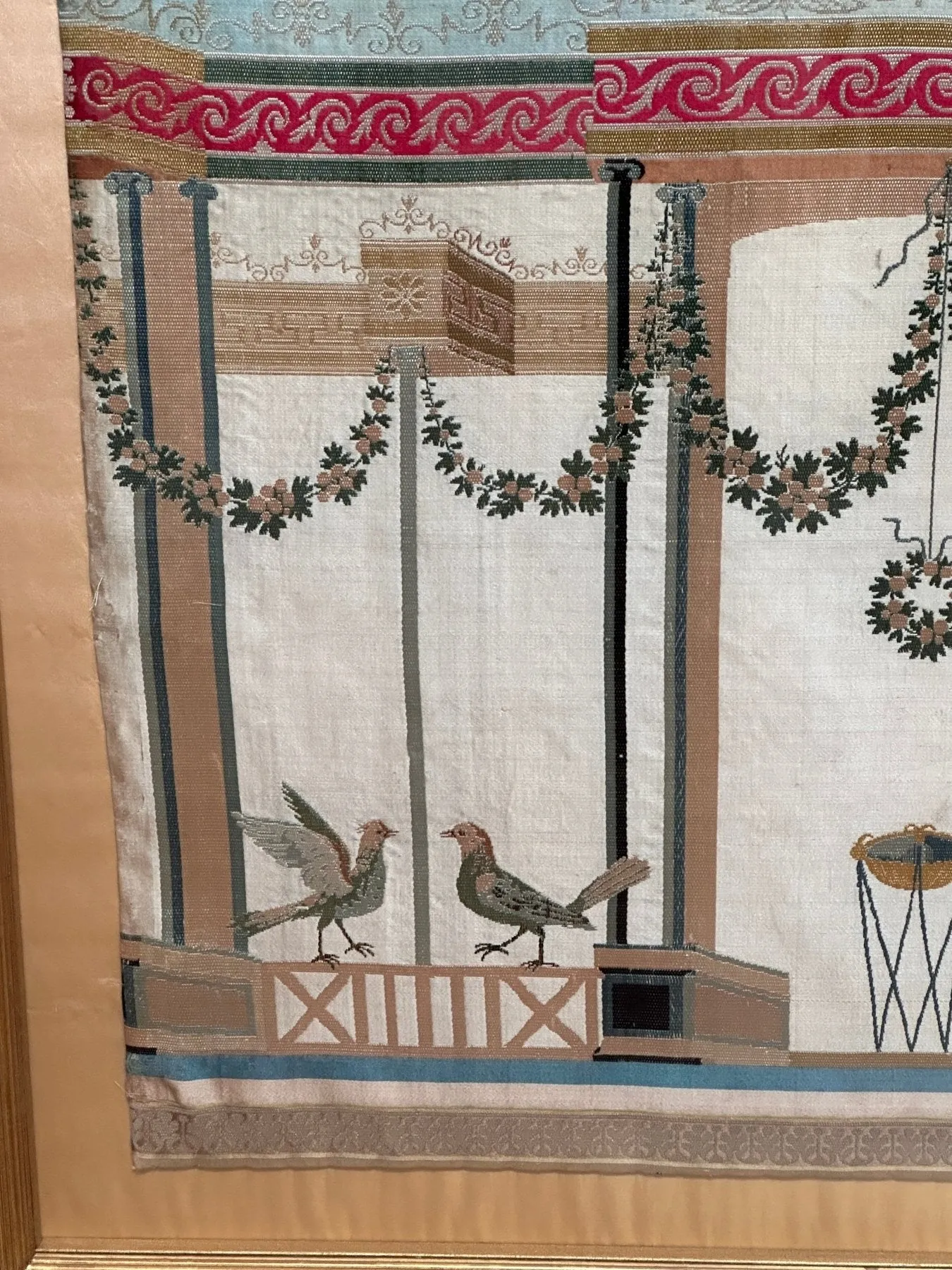Fine French Woven Silk Piece, 18th Century