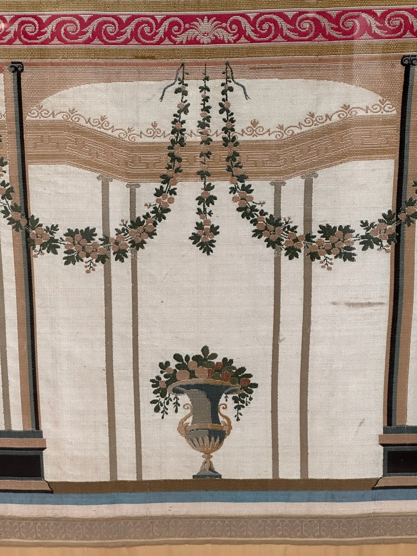 Fine French Woven Silk Piece, 18th Century
