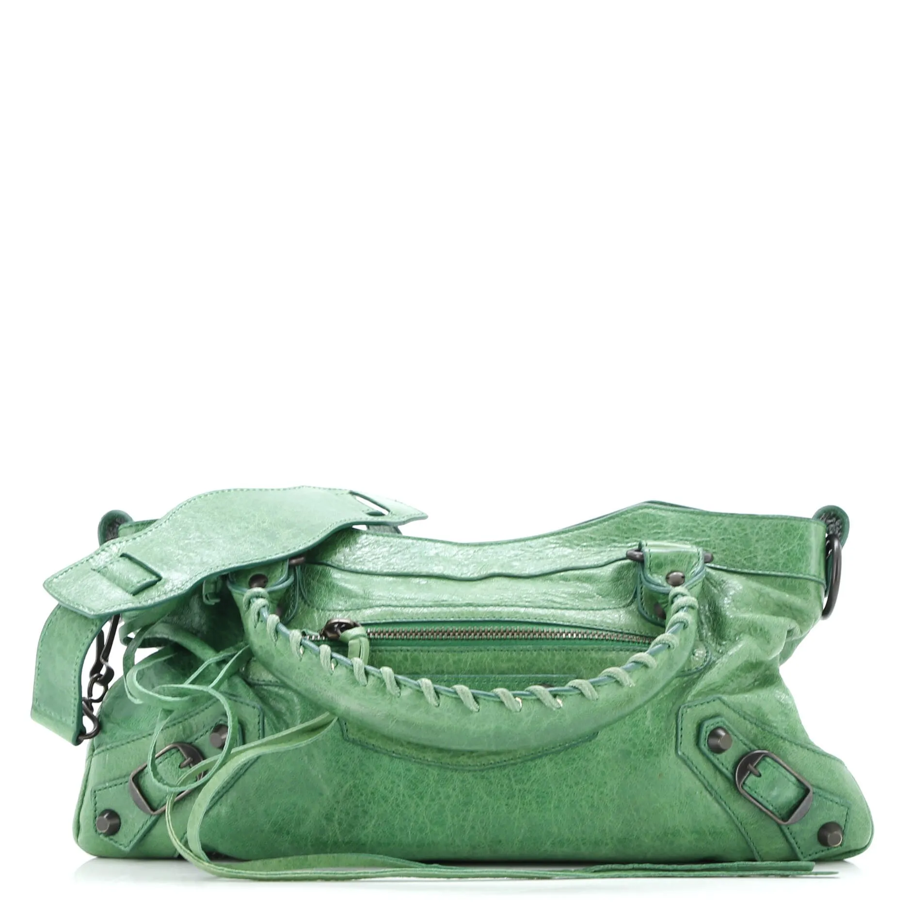 First Classic Studs Bag Leather