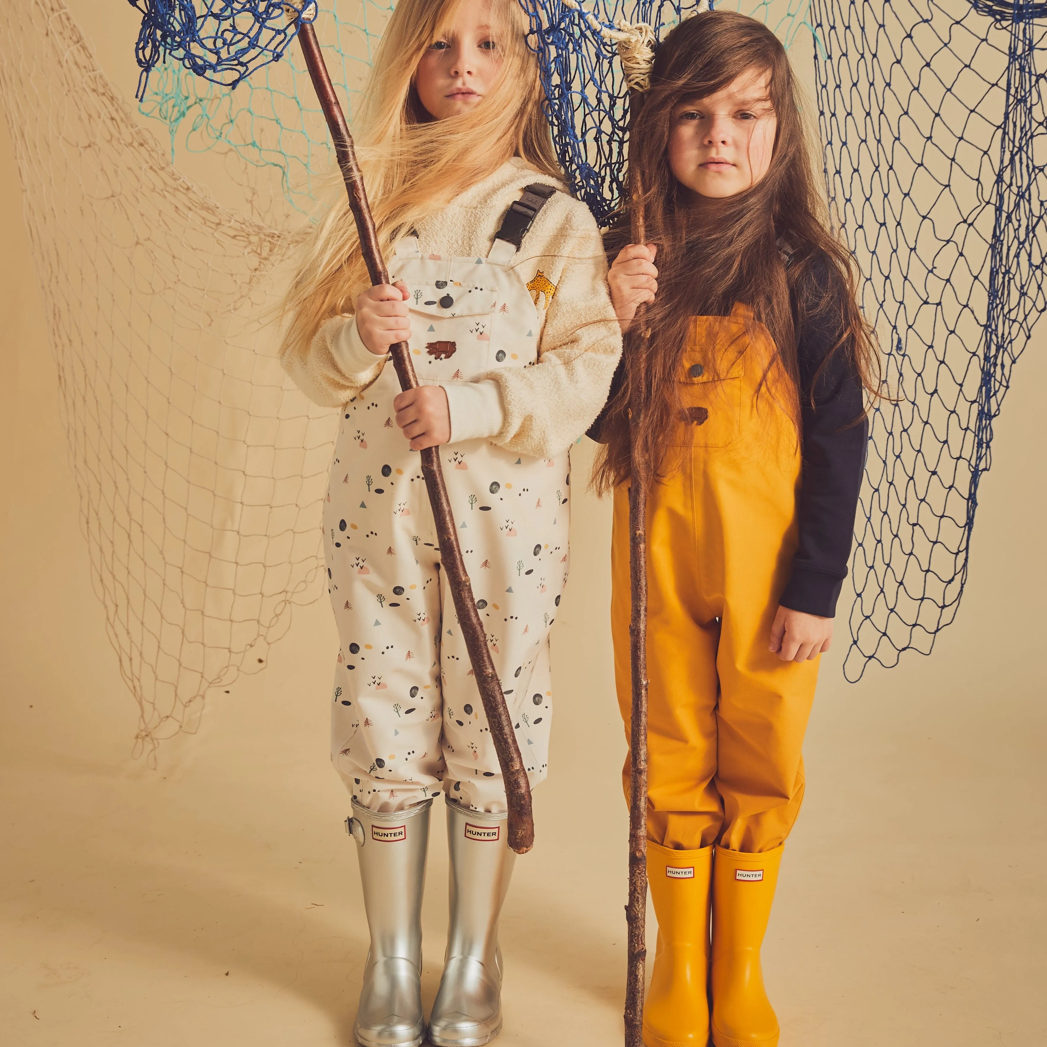 Fisherman Yellow Waterproof Dungarees