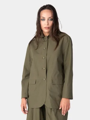 Flap Pocket Cotton Jacket