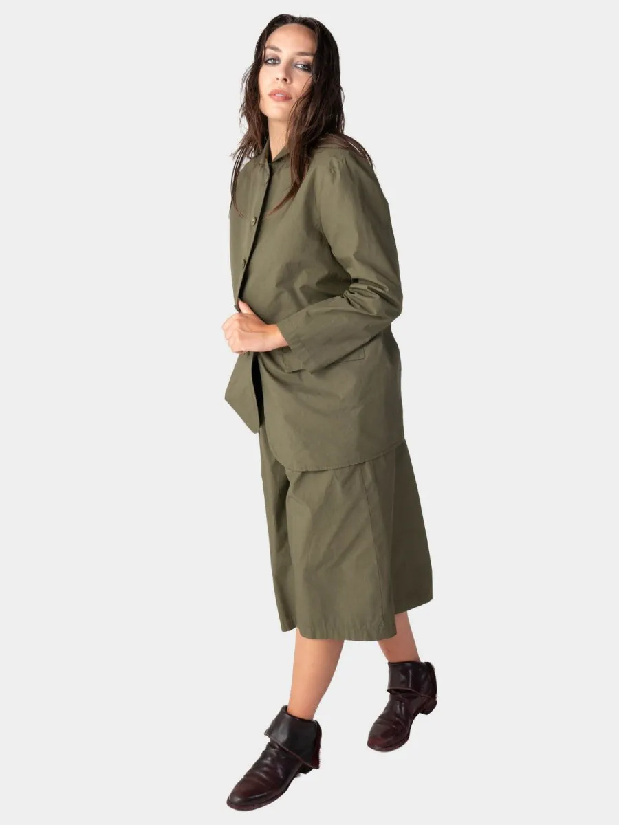 Flap Pocket Cotton Jacket
