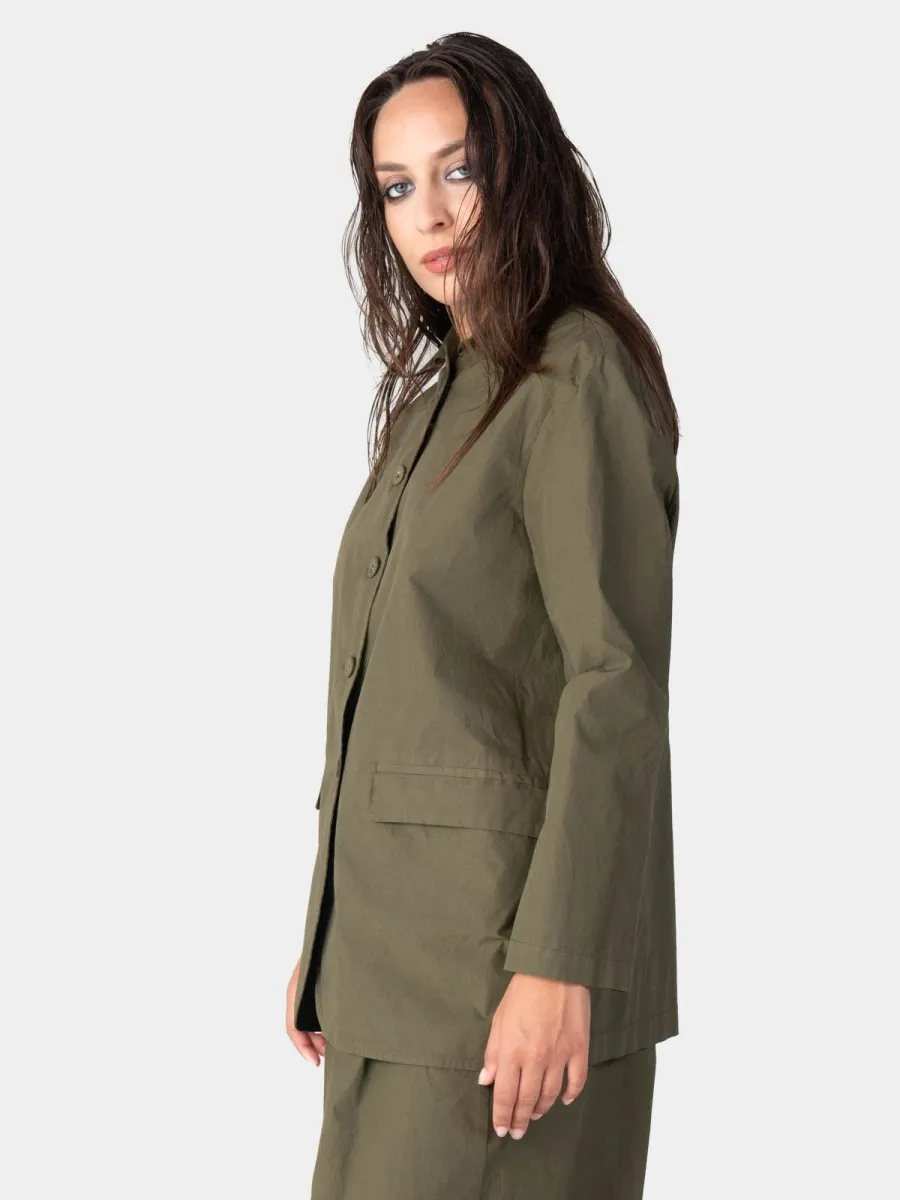 Flap Pocket Cotton Jacket