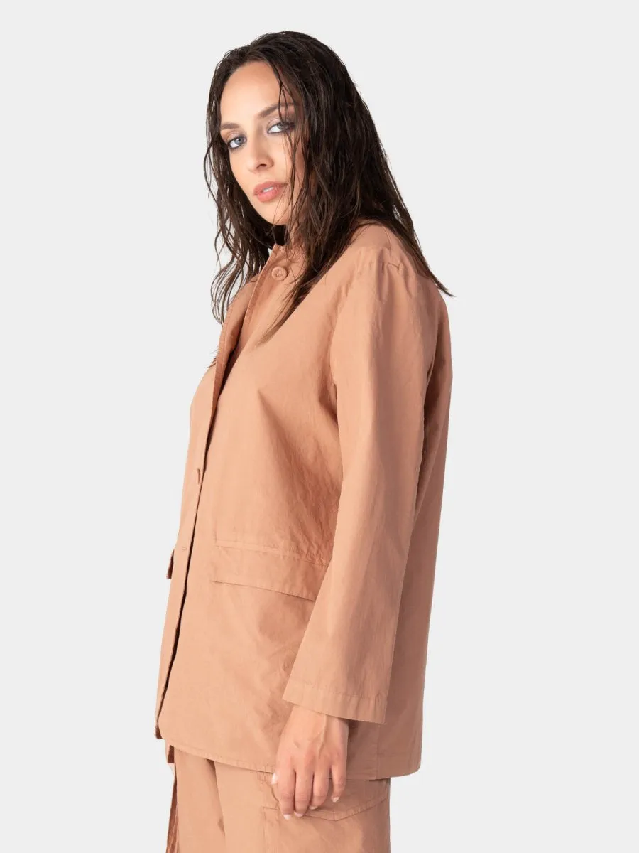 Flap Pocket Cotton Jacket