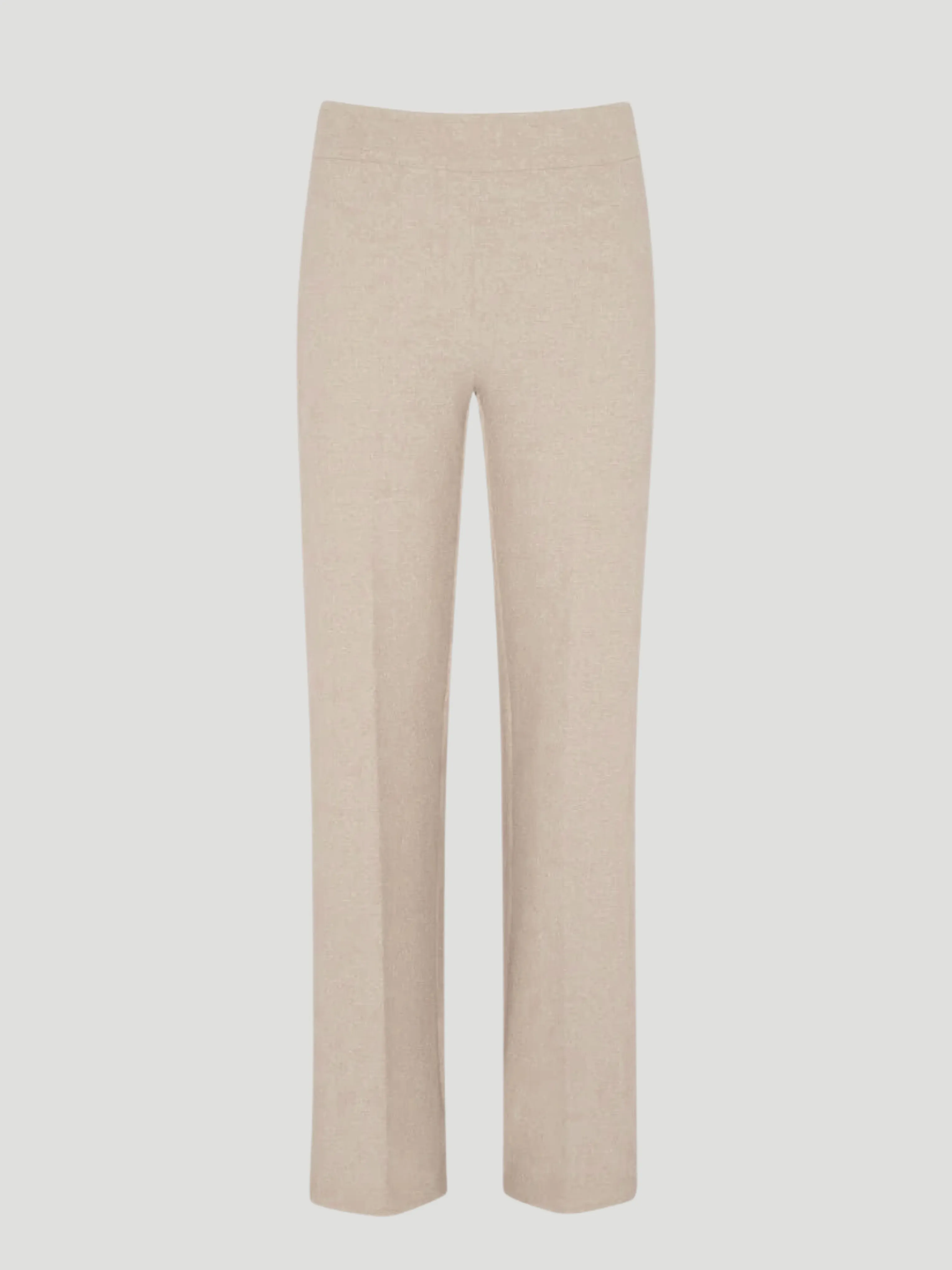 Flavia Relaxed Pant in Tan Linen