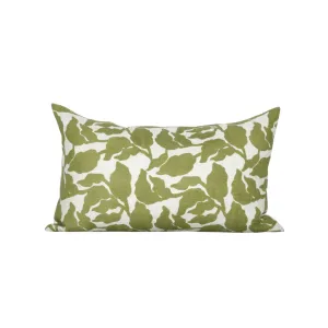 Flores Moss Lumbar Pillow