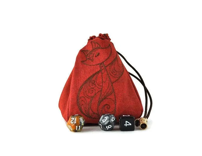 fox dice pouch