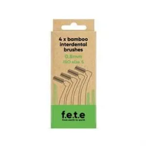 From Earth to Earth | FETE Interdental Brushes ISO Size 5 Green 0.8mm | 14g