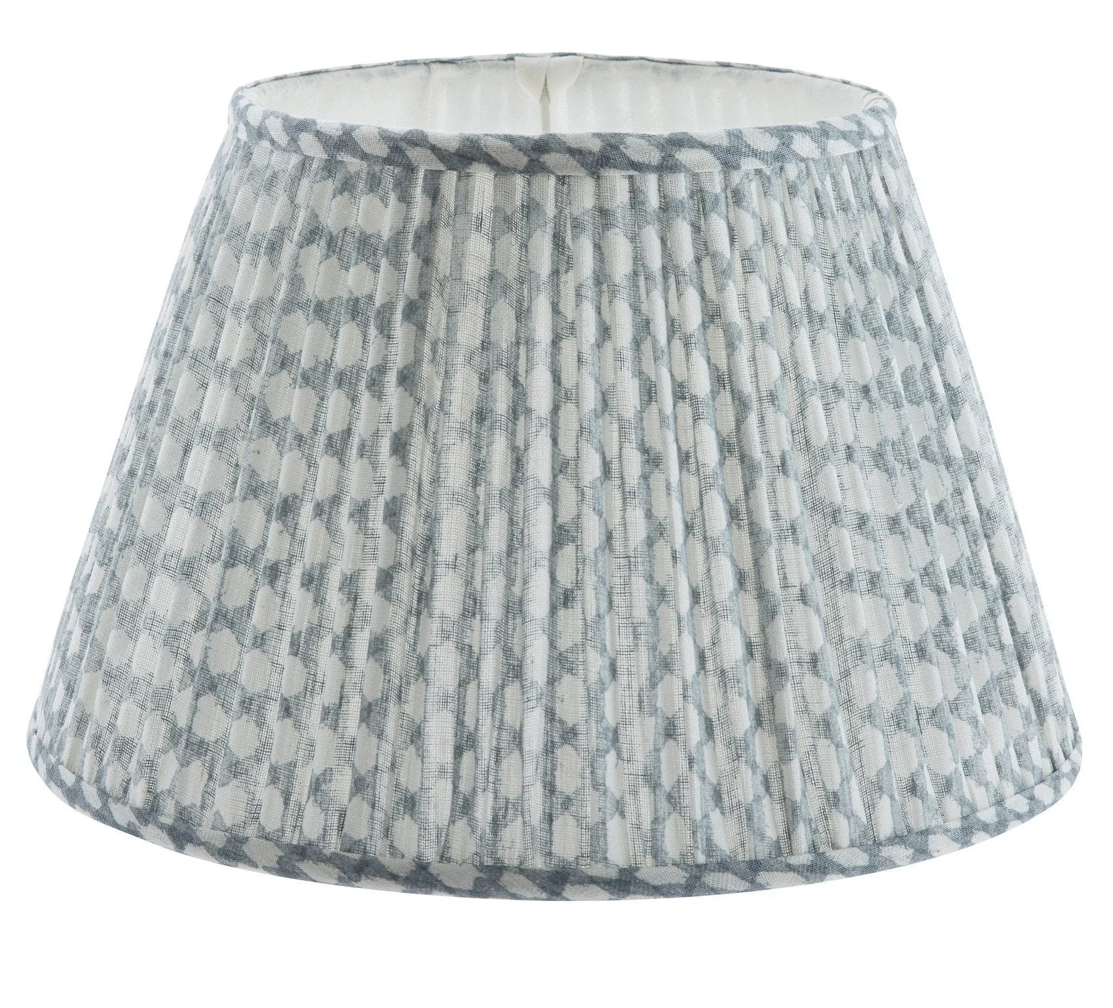 GATHERED BEDWYN IN LIGHT BLUE WICKER LIGHT LINEN