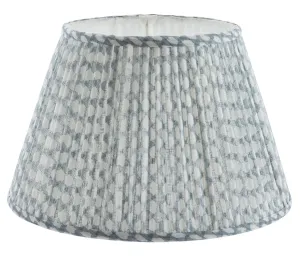 GATHERED BEDWYN IN LIGHT BLUE WICKER LIGHT LINEN