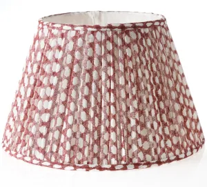 GATHERED BEDWYN IN RED WICKER LIGHT LINEN