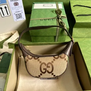 gg Ophidia Jumbo gg Mini Bag Brown For Women, Women&#8217;s Bags 7.9in/20cm gg ‎‎658551 UKMDG 2570