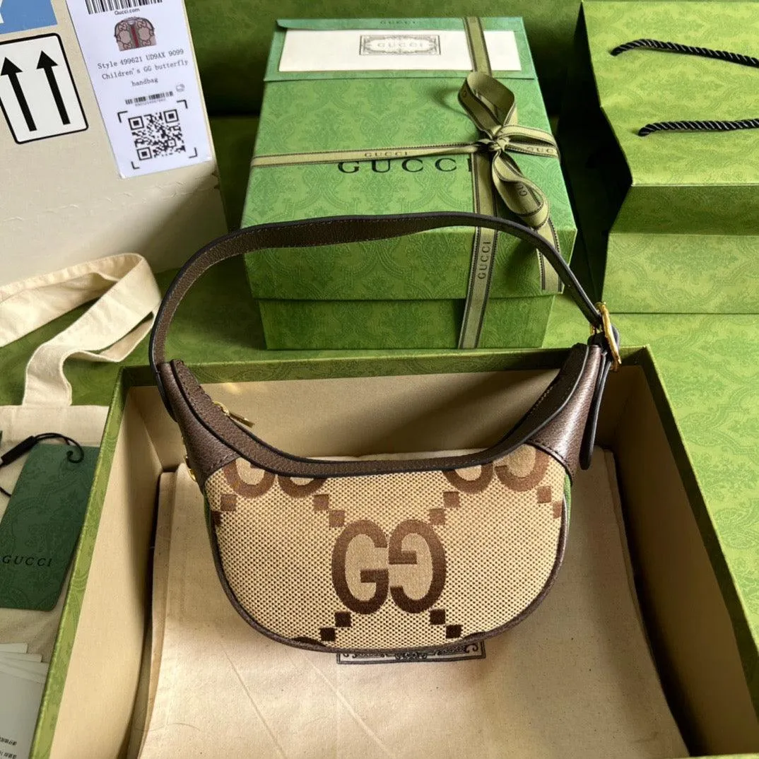 gg Ophidia Jumbo gg Mini Bag Brown For Women, Women&#8217;s Bags 7.9in/20cm gg ‎‎658551 UKMDG 2570