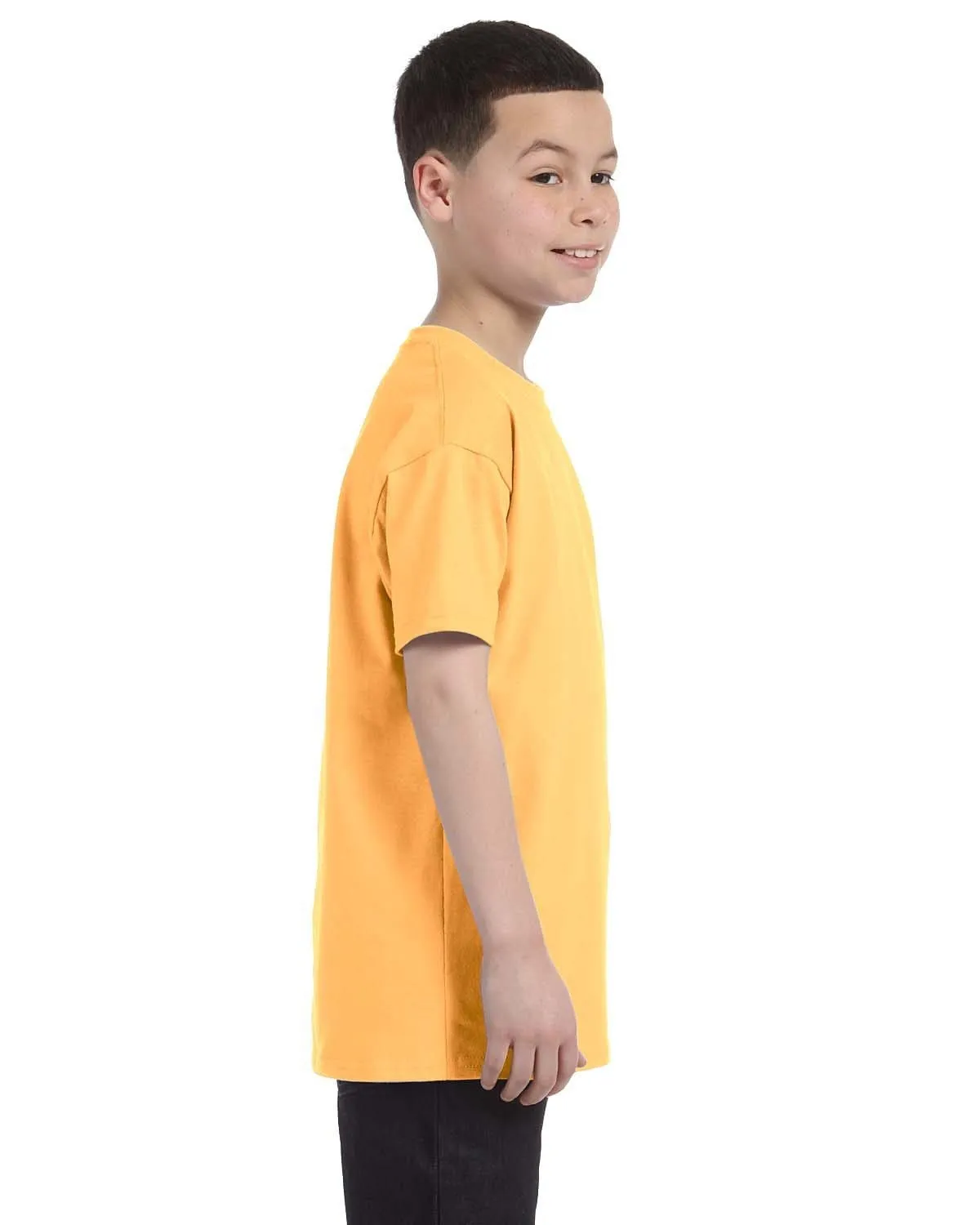 Gildan Youth Lightweight 100% Cotton T-Shirt | Yellow Haze
