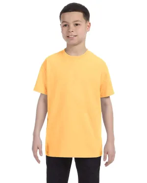 Gildan Youth Lightweight 100% Cotton T-Shirt | Yellow Haze