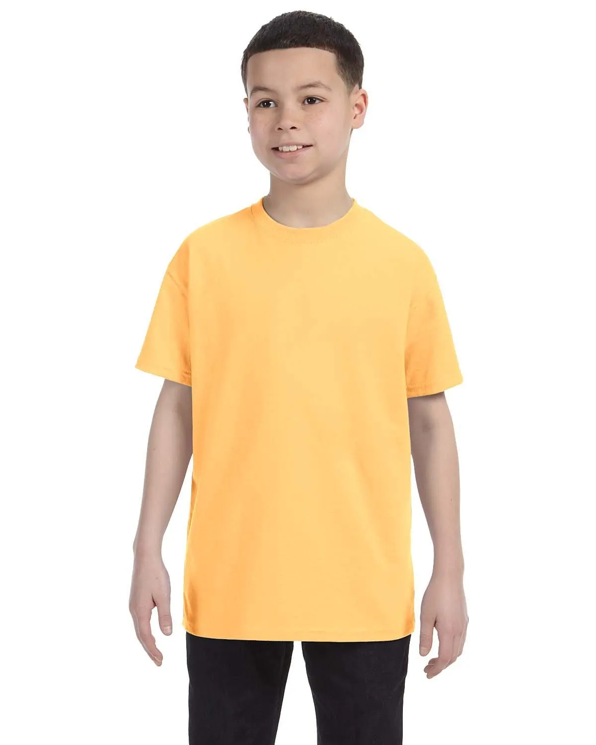 Gildan Youth Lightweight 100% Cotton T-Shirt | Yellow Haze