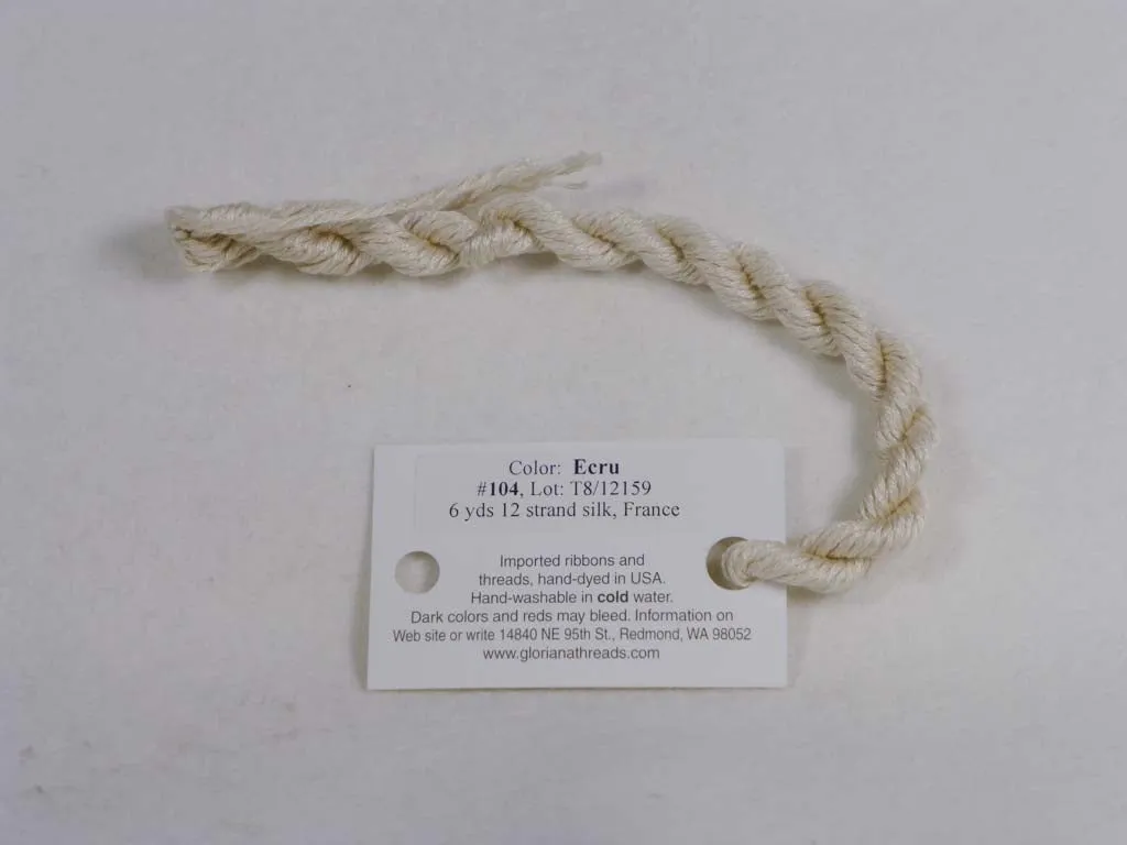Gloriana Silk Floss 104 Ecru