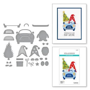 Gnome Drive Holiday Die Set Spellbinders S4-1297
