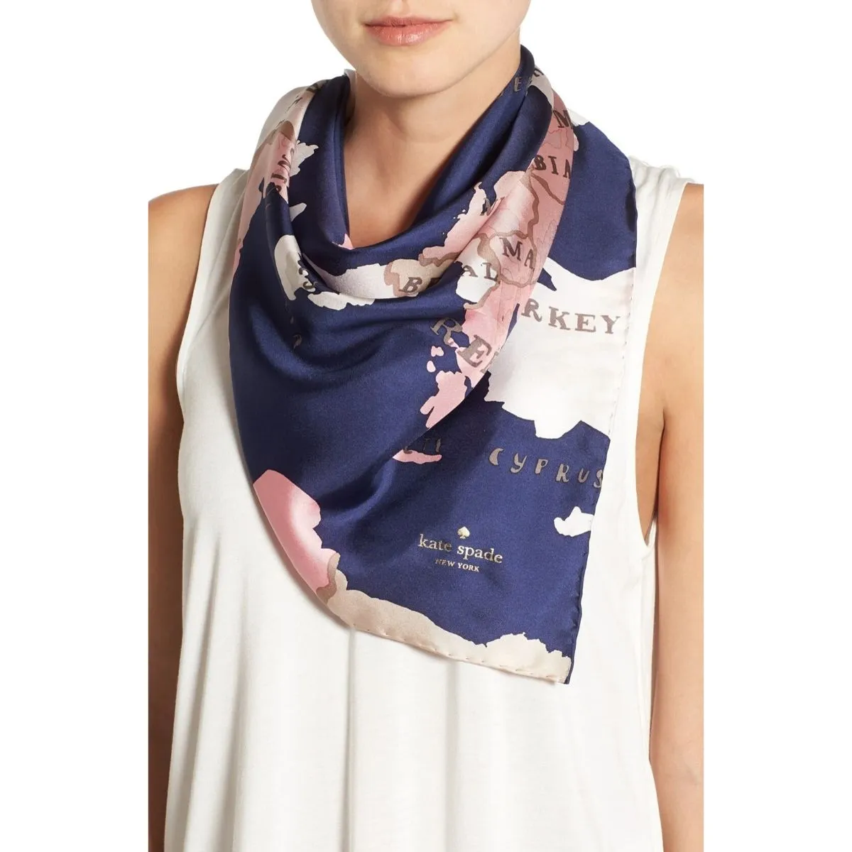 Going Places Square Scarf