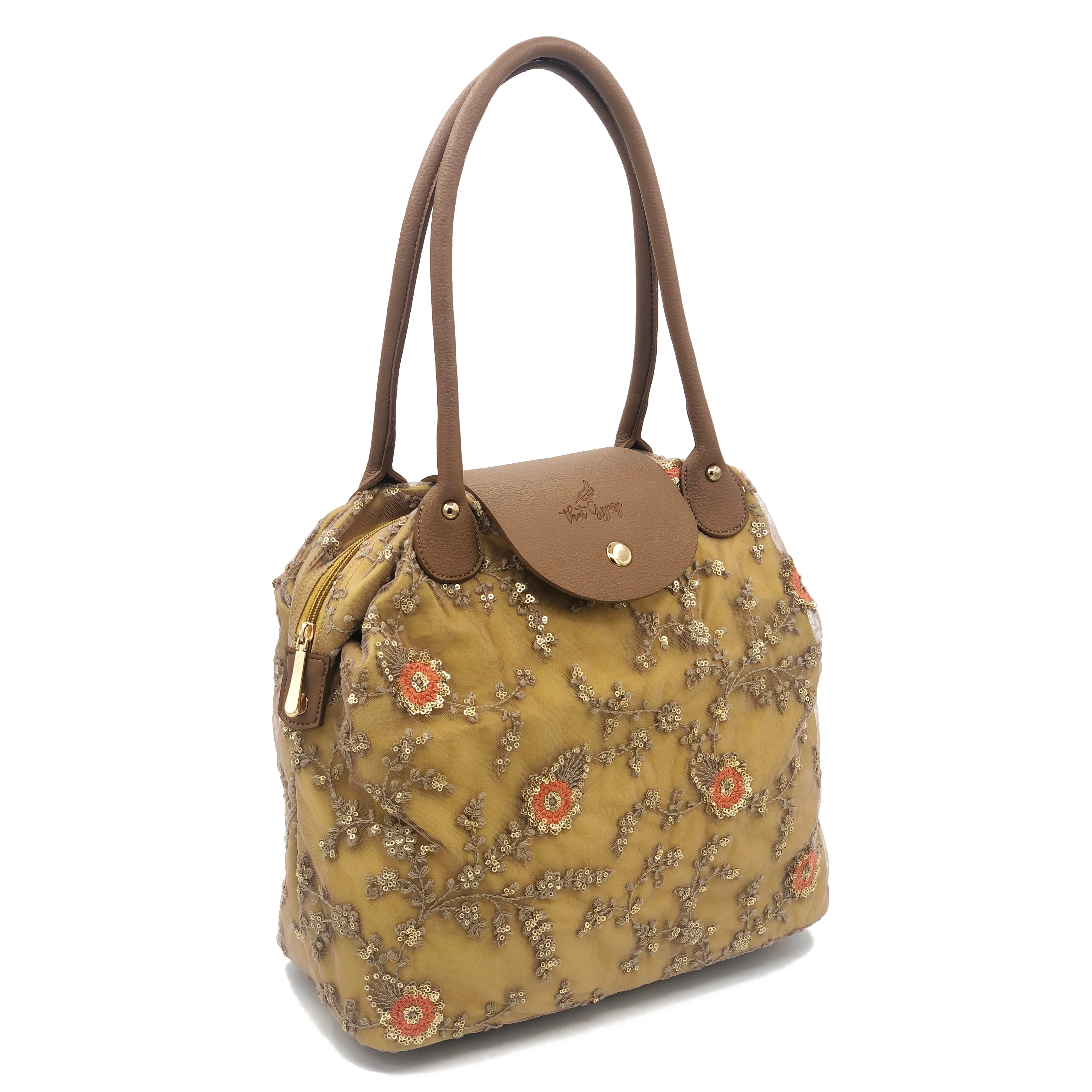 Gold Melody Haven | Lace Bag