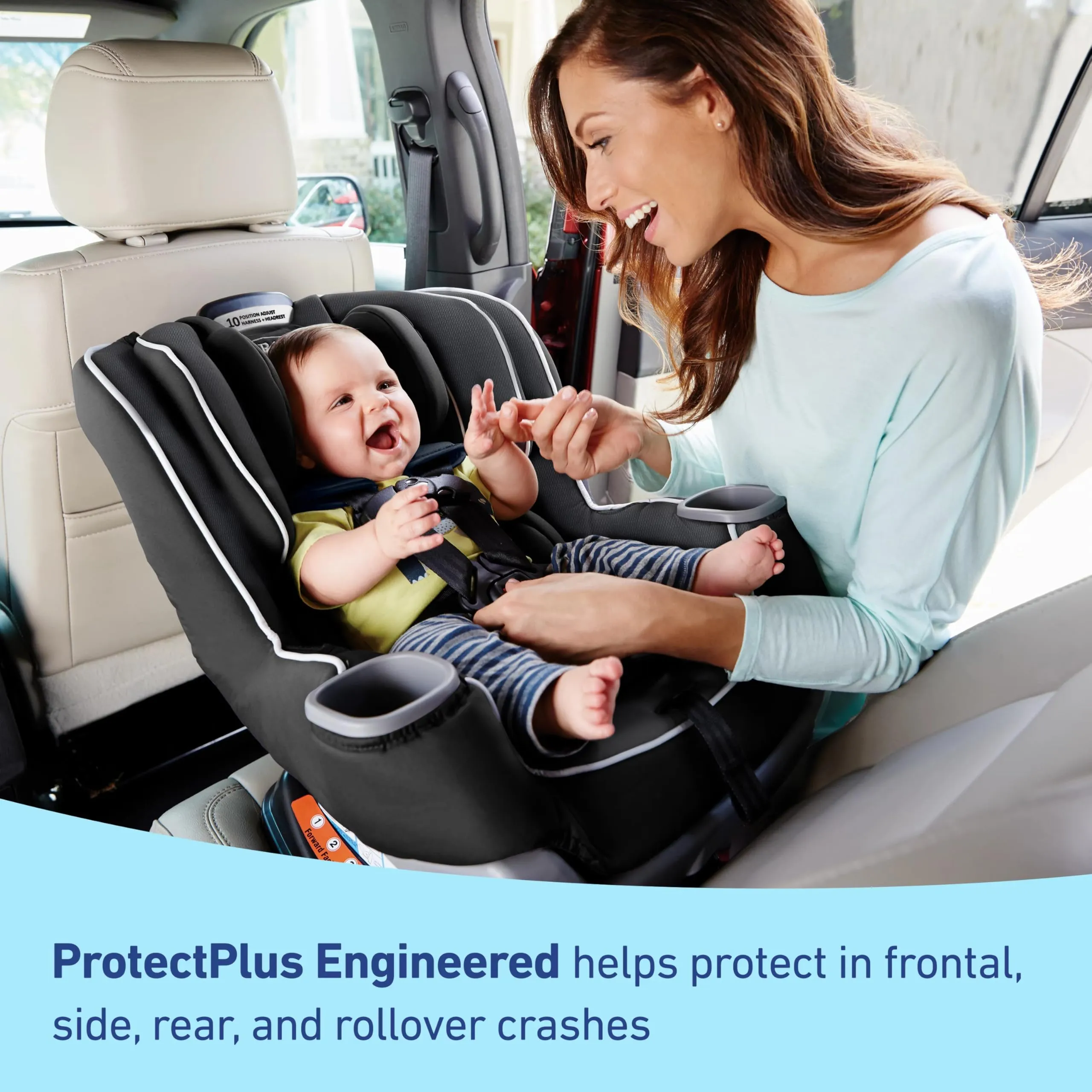 Graco Extend2Fit Convertible Car Seat, Gotham