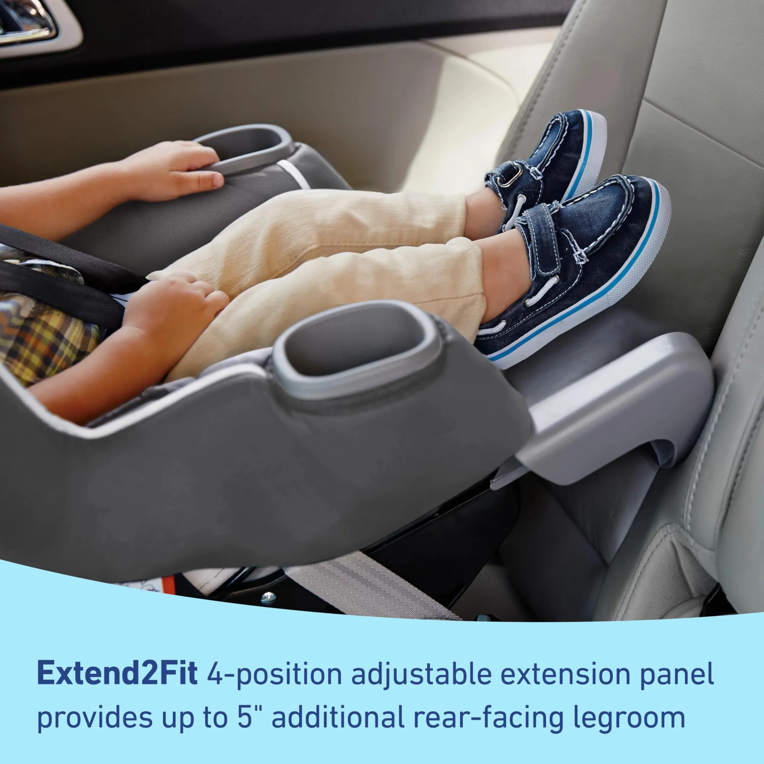 Graco Extend2Fit Convertible Car Seat, Gotham