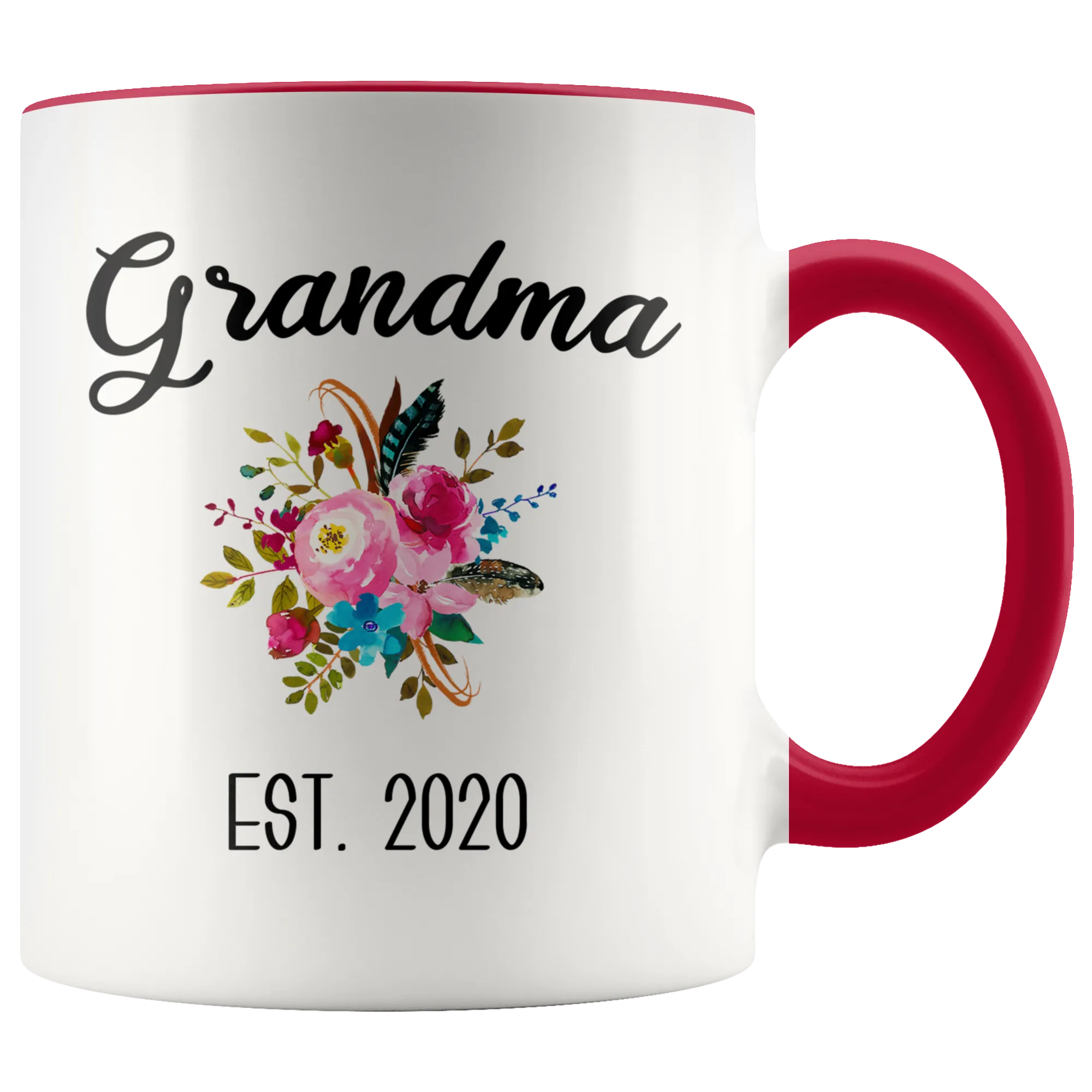Grandma to be Mug Gifts for New Grandma Est 2020 Pregnancy Announcement for Grandparents Reveal to Grandparents