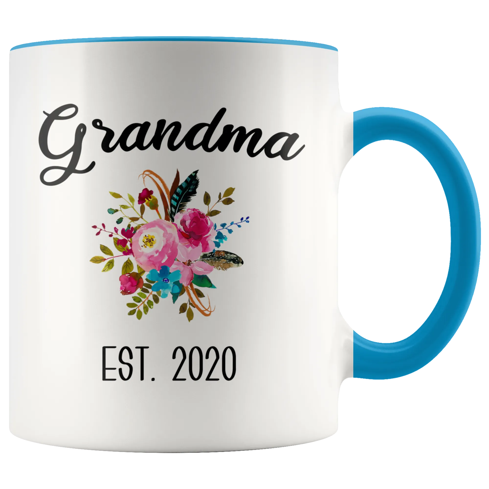 Grandma to be Mug Gifts for New Grandma Est 2020 Pregnancy Announcement for Grandparents Reveal to Grandparents