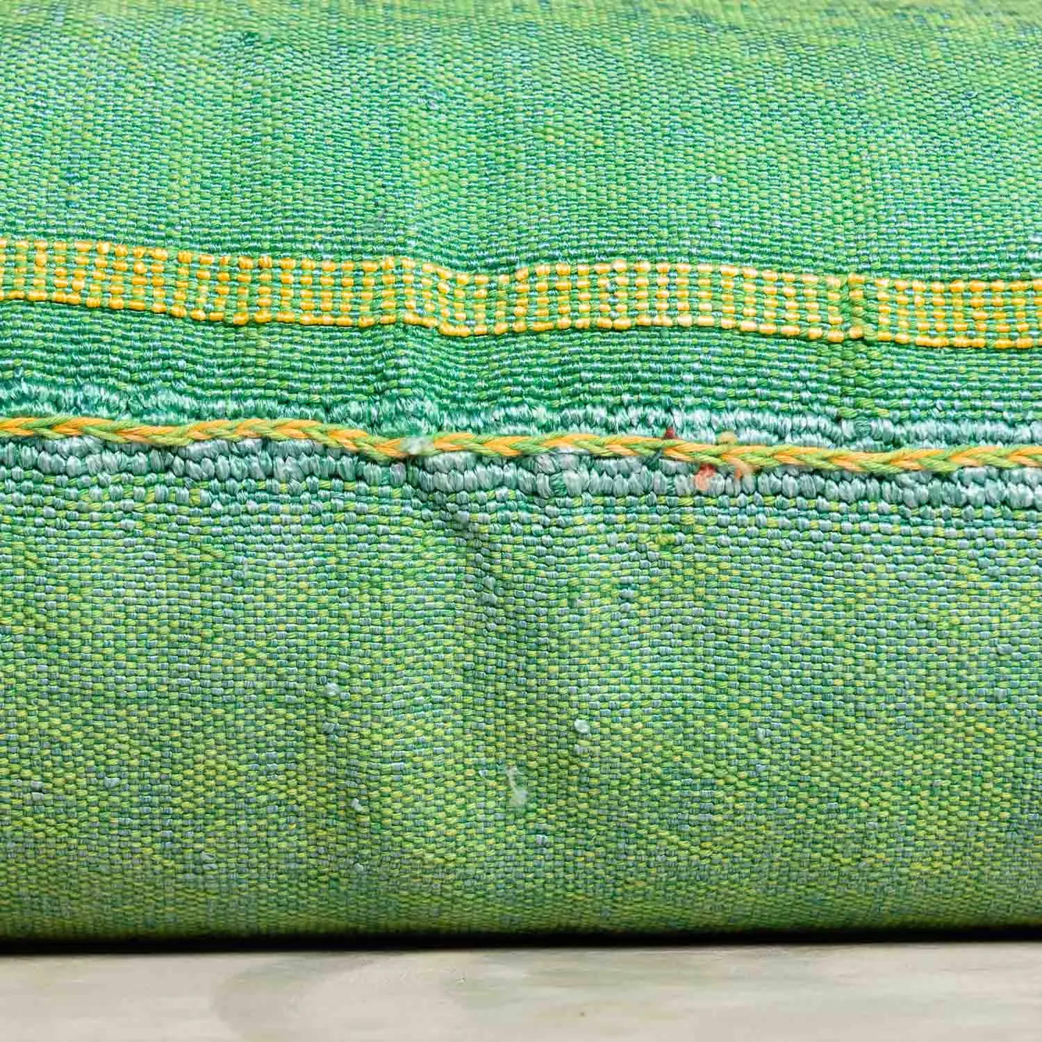 Green Cactus silk pillow cover