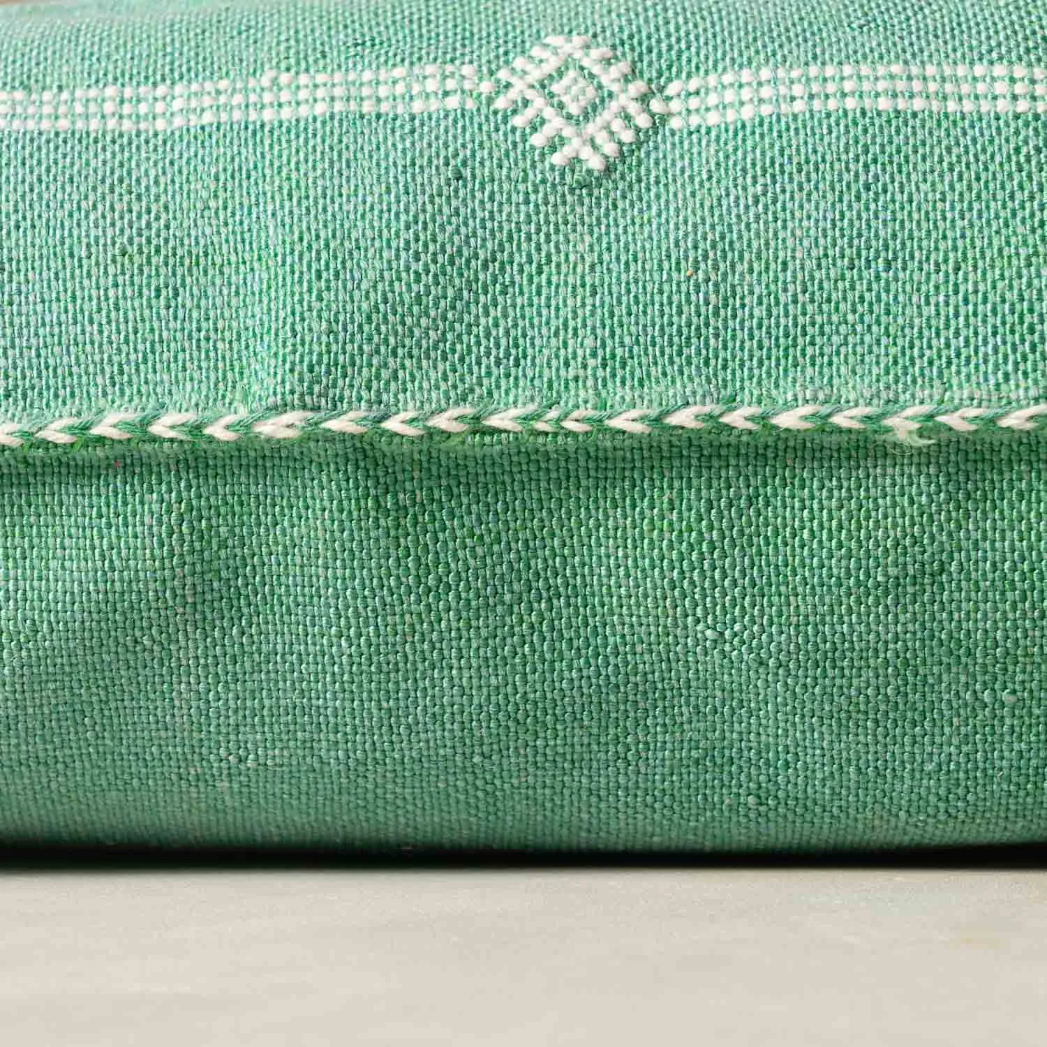 Green Cactus silk pillow cover