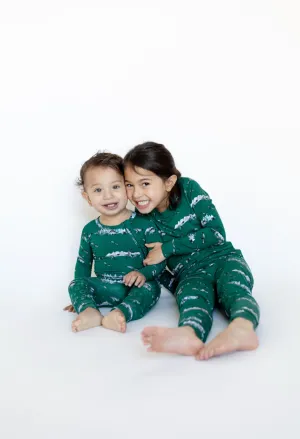Green Dinos Convertible Footie