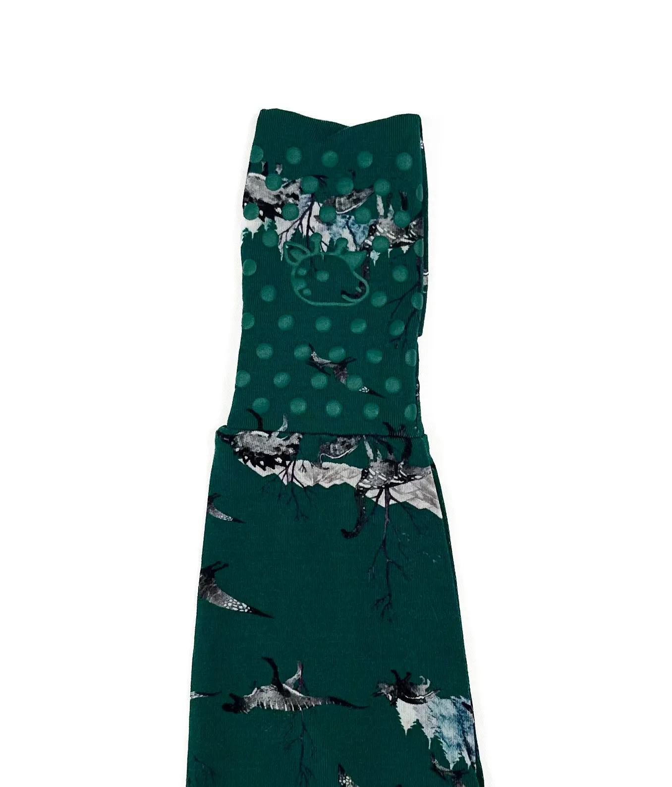 Green Dinos Convertible Footie