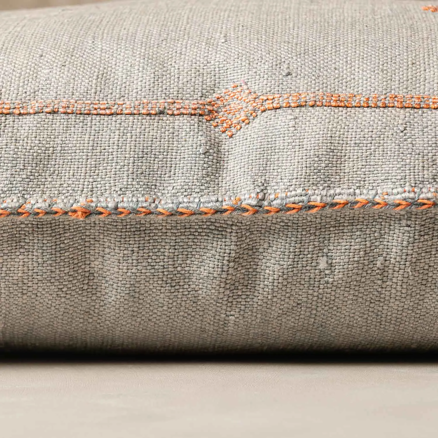 Grey Cactus silk pillow cover