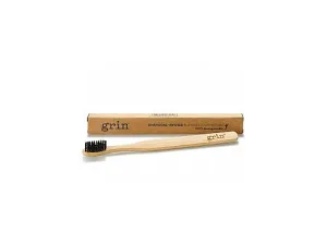 Grin Bamboo Toothbrush Charcoal Infusion