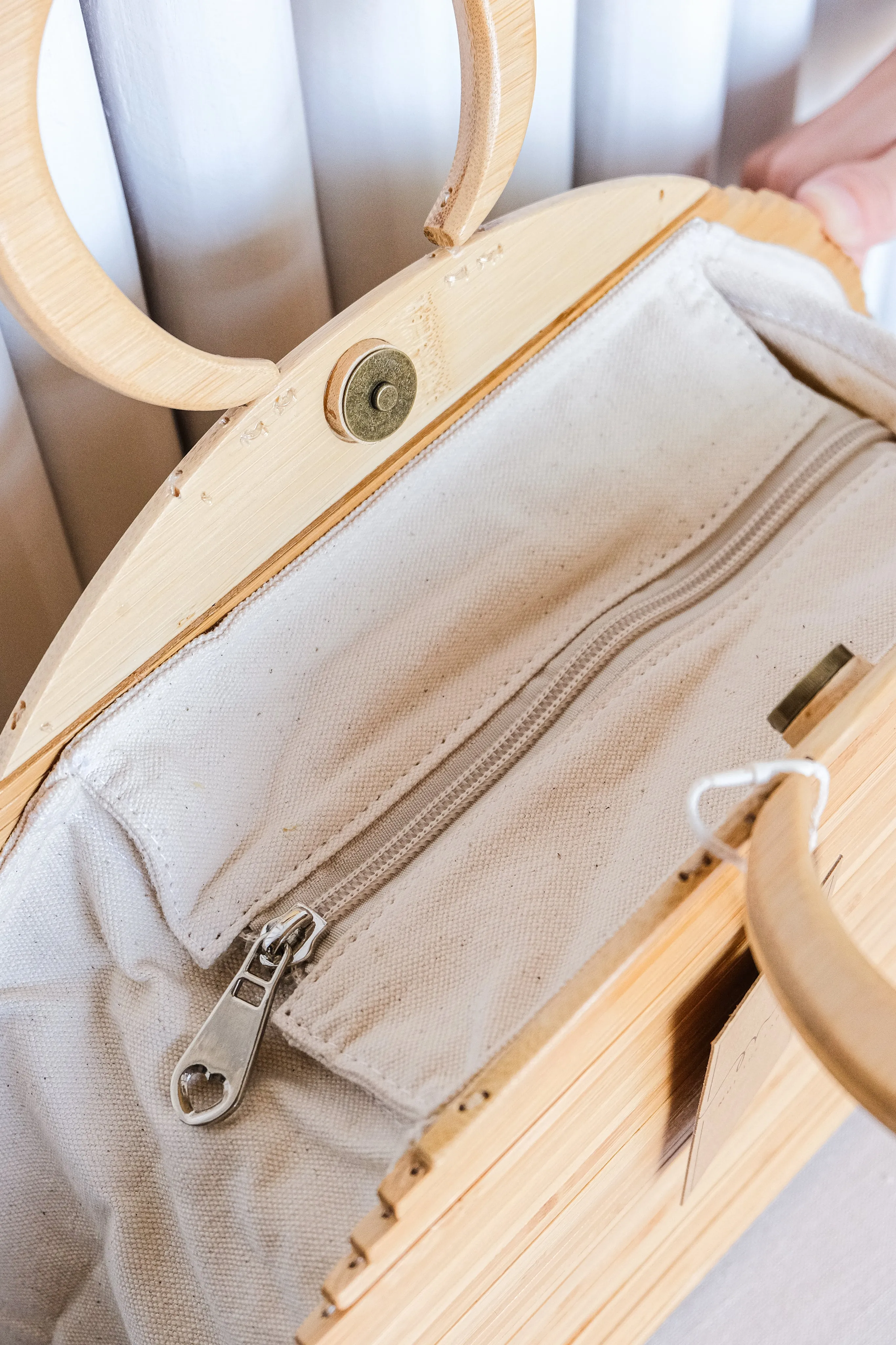 Half Moon Bamboo Bag
