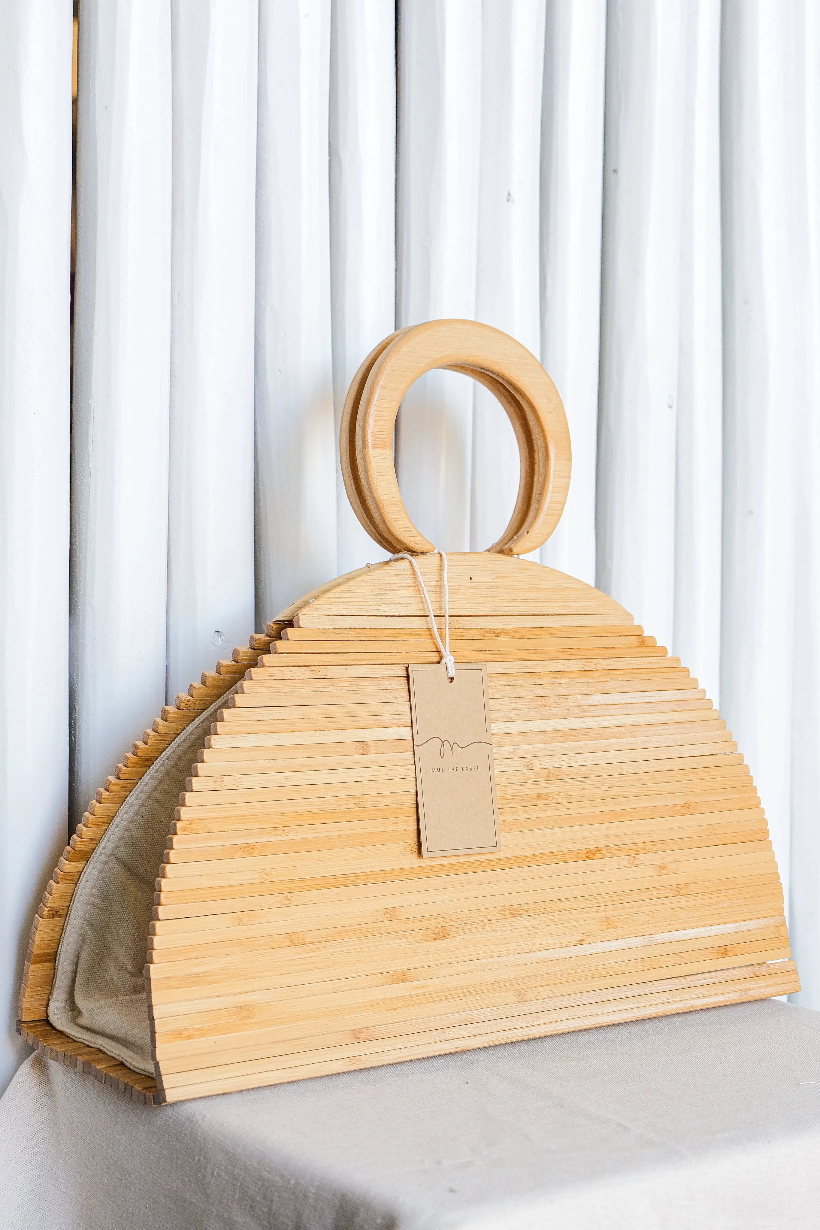 Half Moon Bamboo Bag