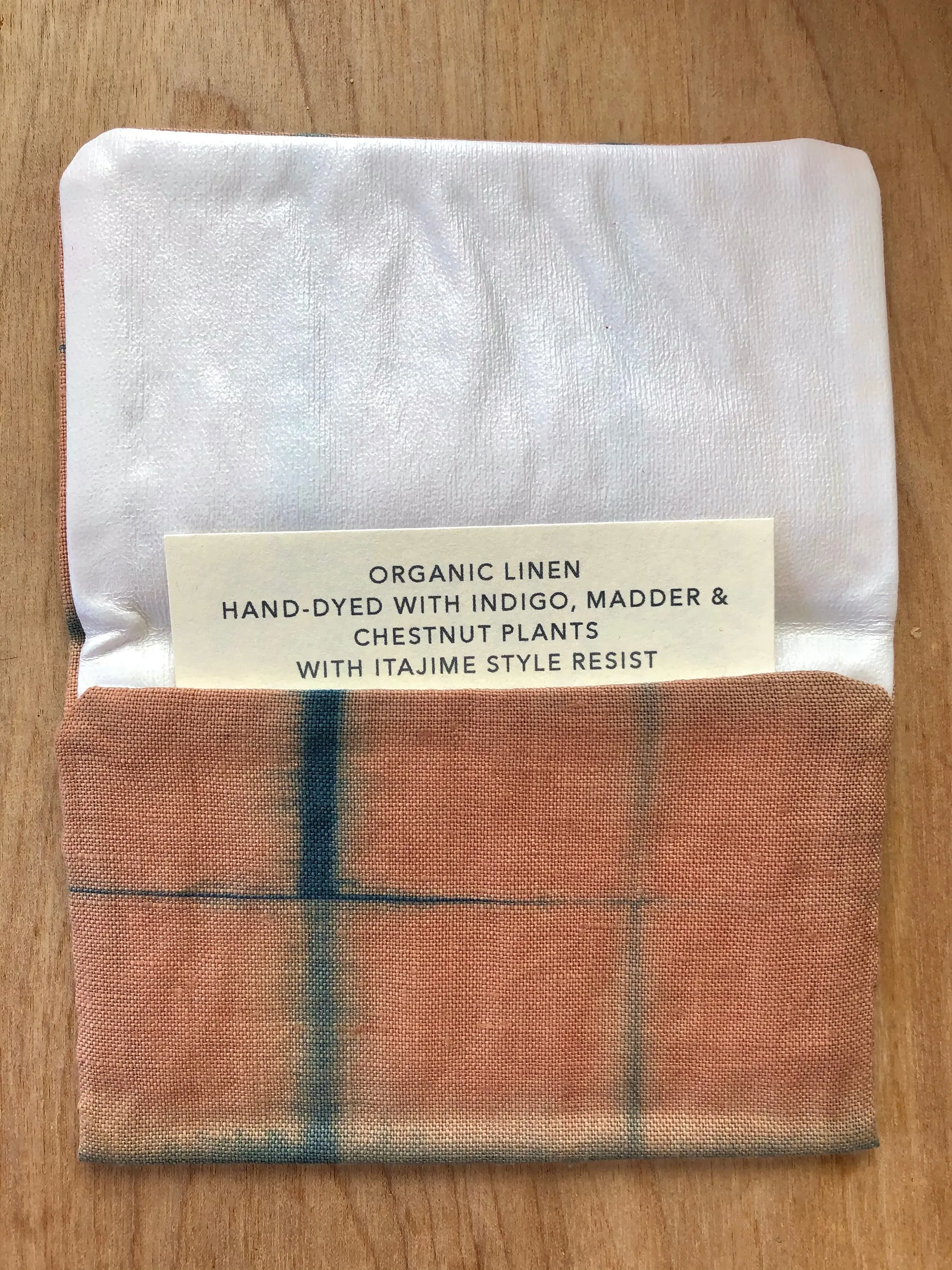 Hand-Made Chakin Ire Naturally Dyed with Plants