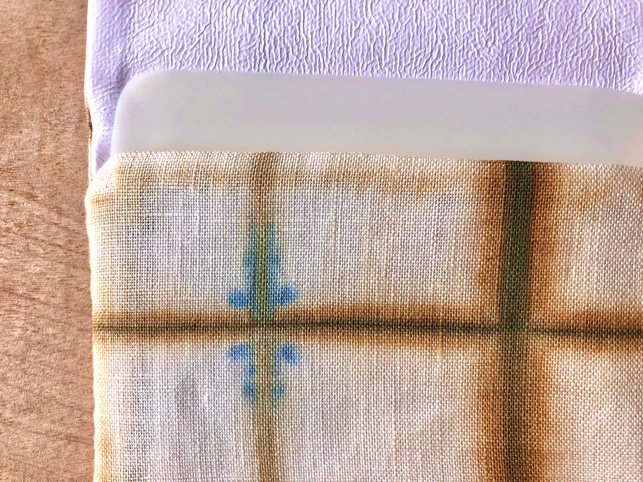 Hand-Made Chakin Ire Naturally Dyed with Plants
