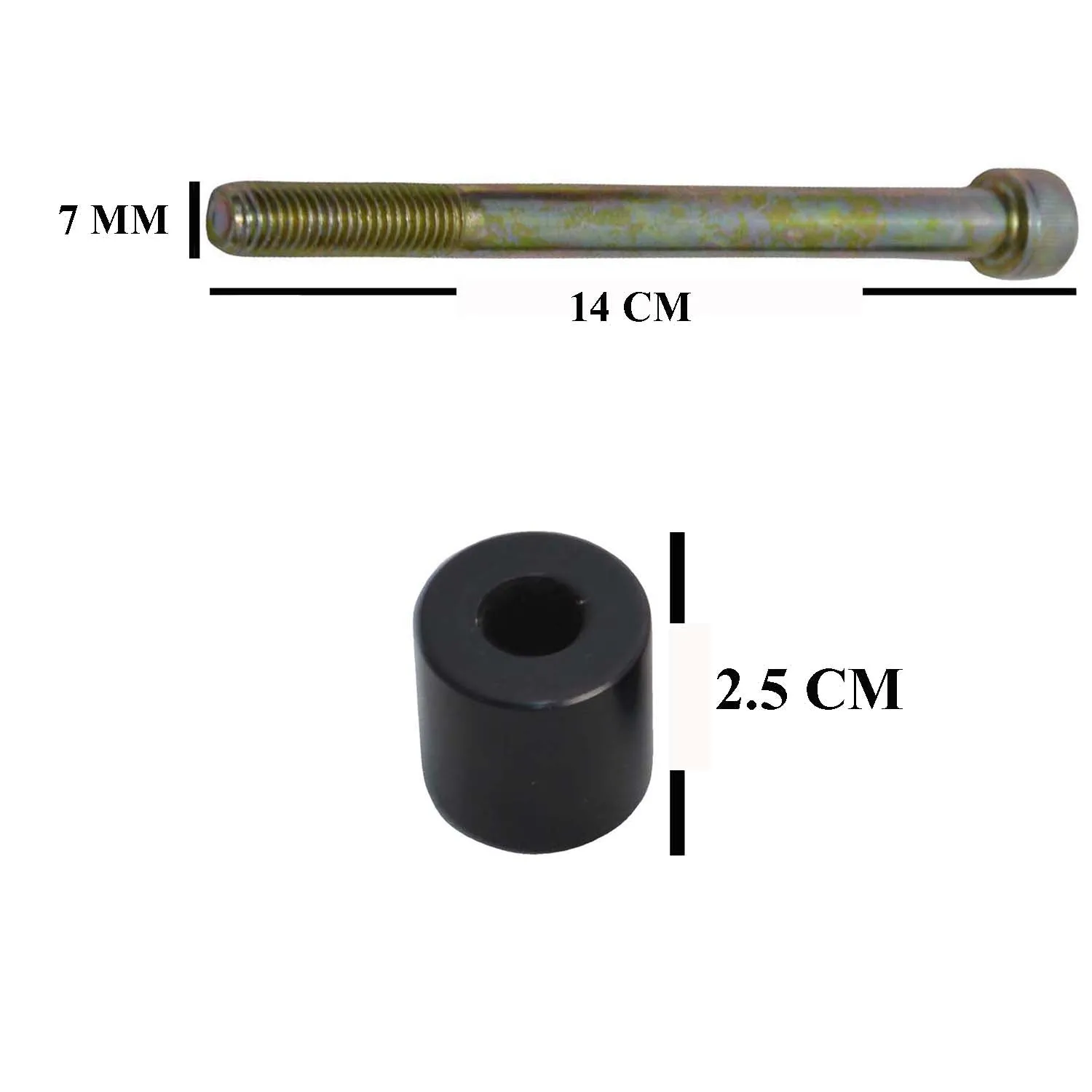 Handle Bar Riser  Handle Bar Height Riser For KTM Duke 125/200/250/390 (Black).