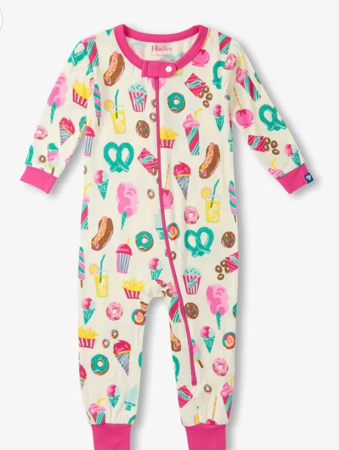 Hatley  - Baby Girls Carnival Treats Sleepsuit