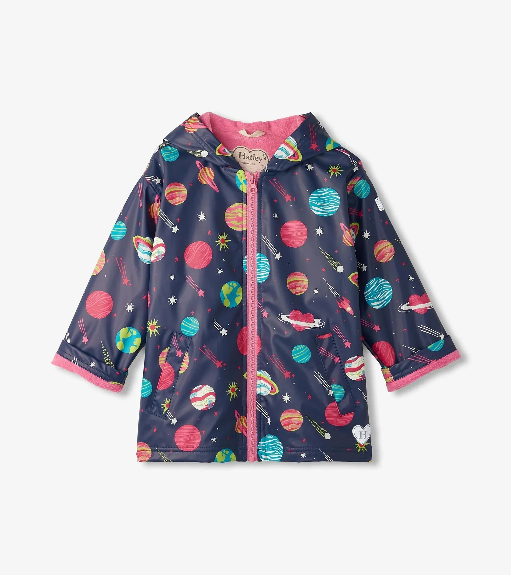 Hatley Interstellar Zip Up Rain Jacket