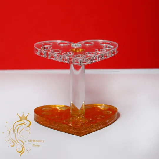 Heart shape brush holder, Brush organizer, brush keeper