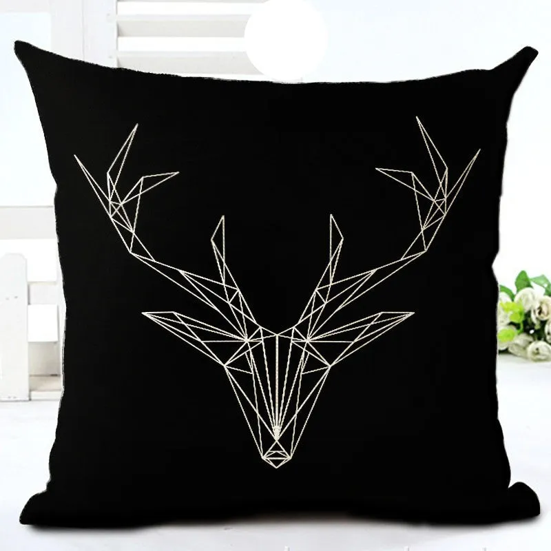 High Fashion Style contracted Cushion Home Decorative Sofa decorative Pillow Cotton Linen Square Almofadas