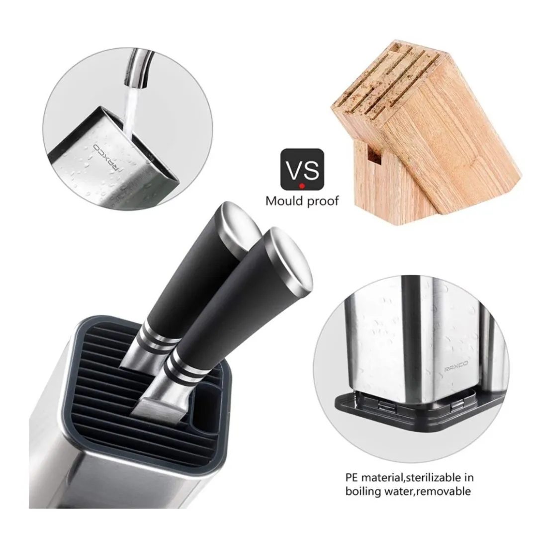 Homlly Knife Block Holder   Utensil Holder   Cutting Board