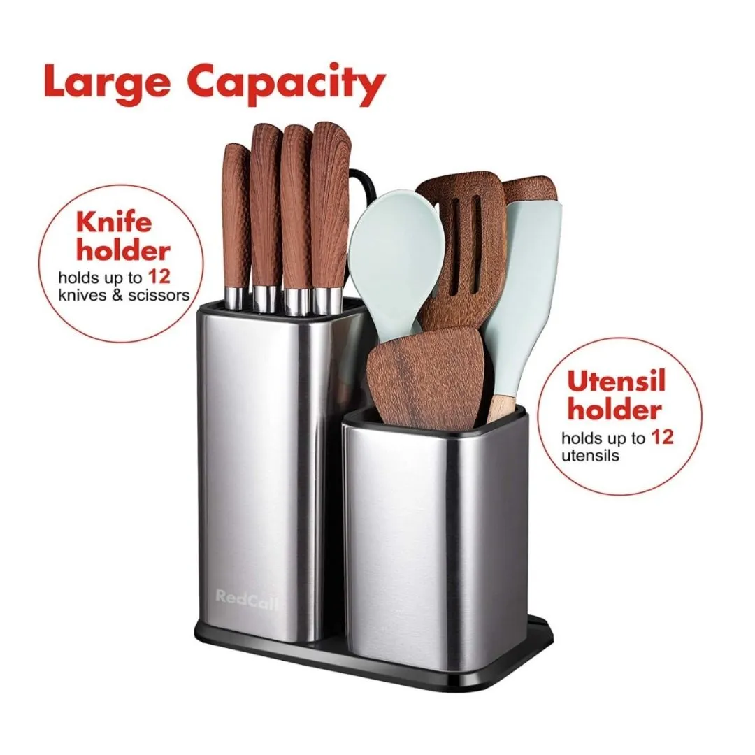 Homlly Knife Block Holder   Utensil Holder   Cutting Board