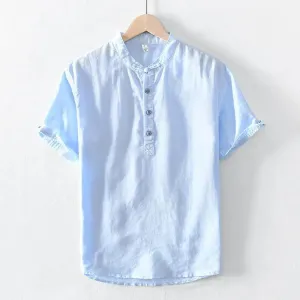 Horizon Cotton-Linen Shirt