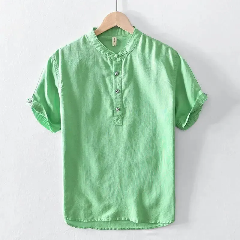 Horizon Cotton-Linen Shirt